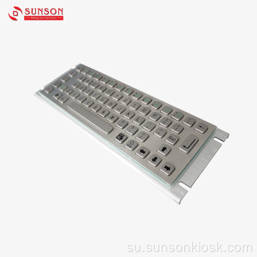 Keyboard IP65 Anti karusuhan pikeun Kios Inpormasi